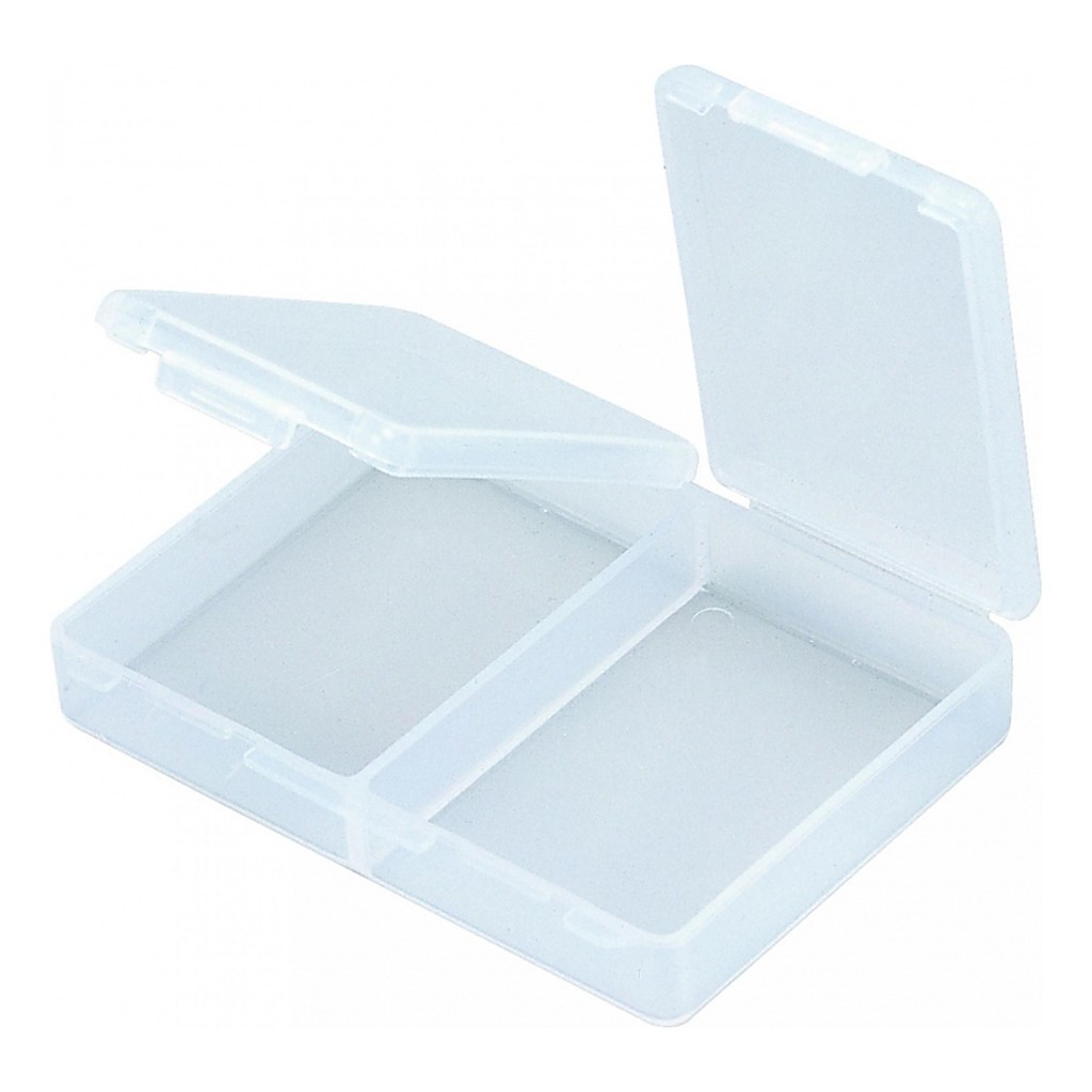 Meiho Accessories Box, 94x71x19 - 2 Comp - Clear dans le groupe Stockage / Boite de peche / Boite a leurre l\'adresse Sportfiskeprylar.se (61-FB-2)