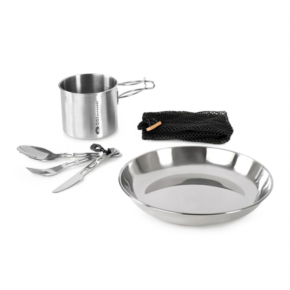 GSI Glacier Stainless 1 Person Set dans le groupe Loisirs en plein air l\'adresse Sportfiskeprylar.se (61381)
