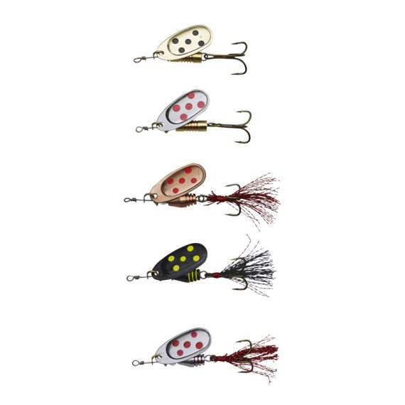 DAM/R.T Spinner Pack 7g Inc. Box 5pc dans le groupe Leurre de la peche / Cuillers tournantes l\'adresse Sportfiskeprylar.se (61436)