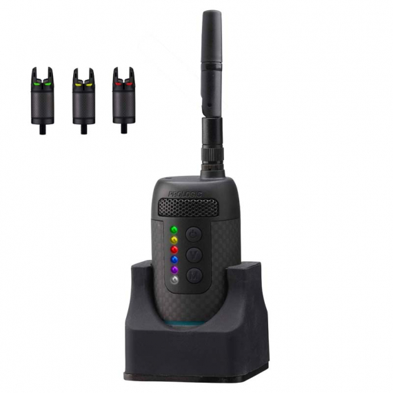 ProLogic K3 Bite Alarm Set 3+1 (Green,Yellow,Red) dans le groupe Accessoires de pêche / Détecteurs de touches et indicateurs / Detecteur de touche peche l\'adresse Sportfiskeprylar.se (62040)