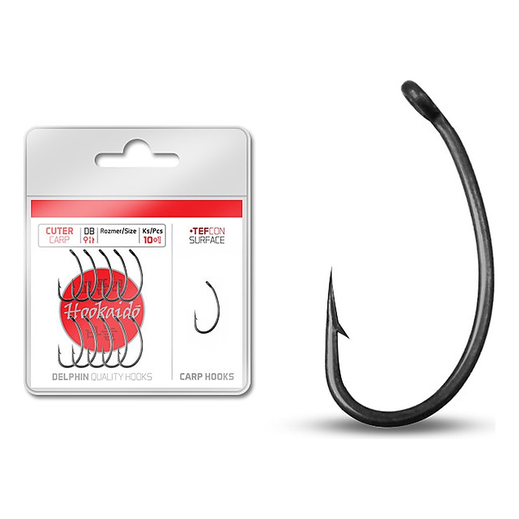 Delphin Hooks Cuter Tefcon 10+1-pack dans le groupe Hameçons et petit matériel / Hameçons de pêche / Hameçon carpe l\'adresse Sportfiskeprylar.se (622720004r)