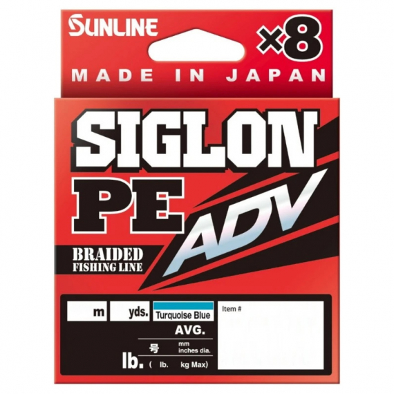 Sunline Siglon PE ADV (x8) 150m Turquoise Blue dans le groupe Lignes de pêche / Tresse peche l\'adresse Sportfiskeprylar.se (63054402r)