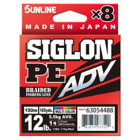 Sunline Siglon PE ADV (x8) 150m Multi Color dans le groupe Lignes / Tresses l\'adresse Sportfiskeprylar.se (63054482r)