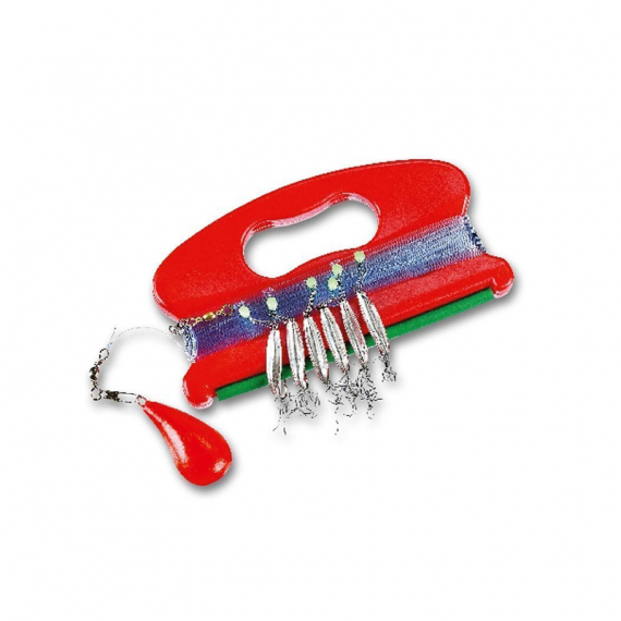 Fladen Makrillharpa Flasher Plastvinda 6 Hooks w. Glitter dans le groupe Leurre de la peche / Leurre pêche en mer / Flasher rigs et montages mer l\'adresse Sportfiskeprylar.se (643)