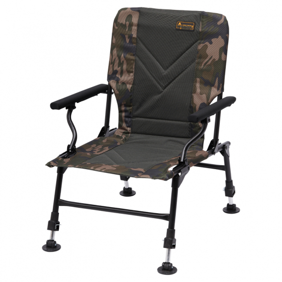 Prologic Avenger Relax Camo Chair W/Armrests & Covers dans le groupe Loisirs en plein air / Tentes et aménagement / Chaises et tables / Chaises l\'adresse Sportfiskeprylar.se (65047)