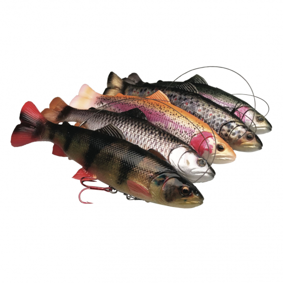 Savage Gear 4D Line Thru Pulsetail Trout 20cm 102g dans le groupe Leurre de la peche / Swimbaits / Swimbaits souples l\'adresse Sportfiskeprylar.se (69365r)