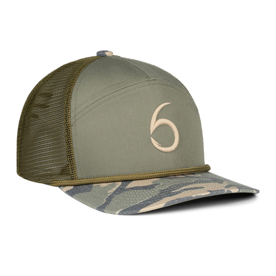 6th Sense The Seven SC - Stictched 6 Dark Green dans le groupe Habits et chaussures / Chapeau de peche, casquette peche / Casquettes / Casquettes snapback l\'adresse Sportfiskeprylar.se (6HAT-600)