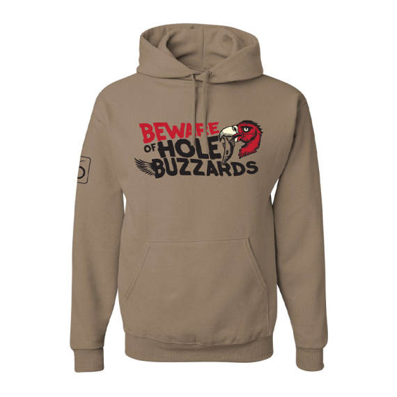 6th Sense Beware of Hole Buzzards Hoodie dans le groupe Habits et chaussures / Habits / Sweats / Hoodies l\'adresse Sportfiskeprylar.se (6HOOD06-SMr)