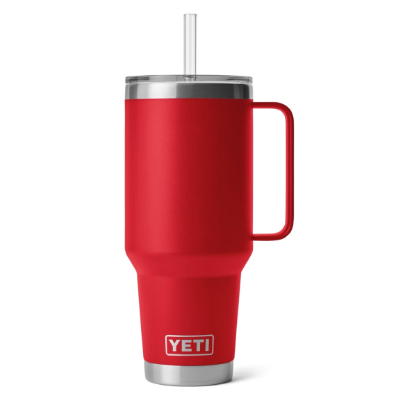Yeti Rambler 42 Oz Straw Mug - Rescue Red dans le groupe Loisirs en plein air / Cuisines camping et ustensiles / Thermos / Mugs Thermos l\'adresse Sportfiskeprylar.se (70000003363)