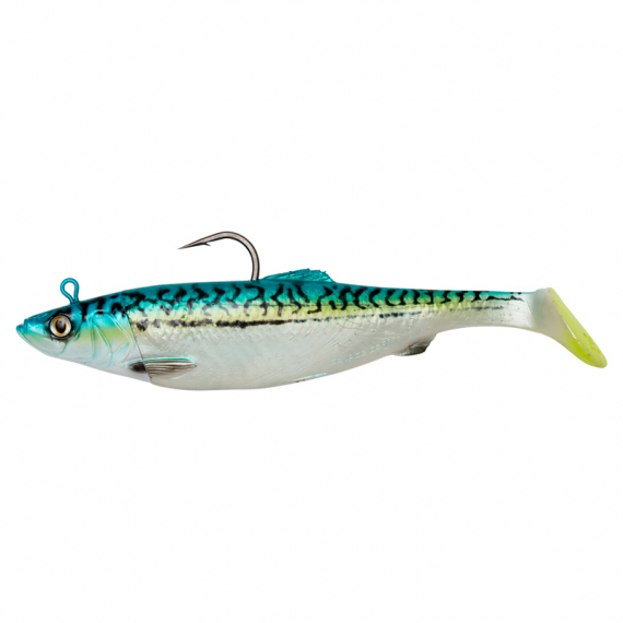 Savage Gear 4D Herring Big Shad 32cm, 560g 1+1pcs - Green Mackerel dans le groupe Leurre de la peche / Leurre pêche en mer / Leurres souples de pêche en mer l\'adresse Sportfiskeprylar.se (71908)