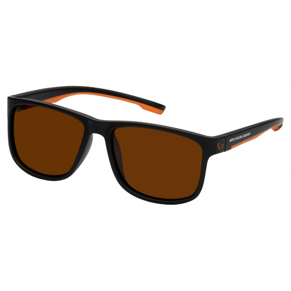 Savage Gear Savage1 Polarized Sunglasses - Brown dans le groupe Habits et chaussures / Lunettes / lunette polarisante peche l\'adresse Sportfiskeprylar.se (72246)