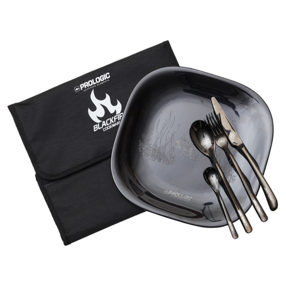Prologic Blackfire Dining Set dans le groupe Loisirs en plein air / Cuisines camping et ustensiles / Couverts et Accessoires l\'adresse Sportfiskeprylar.se (72739)