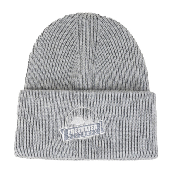 Freewater Pictures Beanie - Grey dans le groupe Habits et chaussures / Chapeau de peche, casquette peche / Bérets et chapeaux l\'adresse Sportfiskeprylar.se (7340158308546)