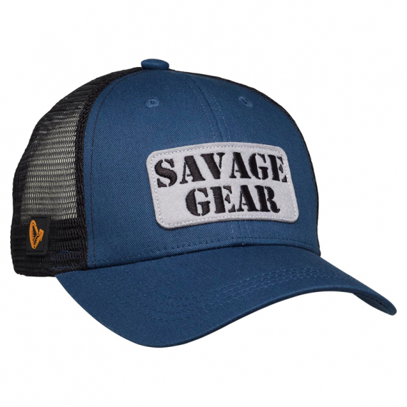 Savage Gear Logo Badge Cap, Teal Blue dans le groupe Habits et chaussures / Casquettes et chapeaux / Casquettes / Casquettes trucker l\'adresse Sportfiskeprylar.se (73712)