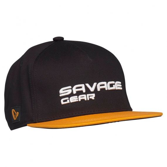 Savage Gear Flat Peak 3D Logo Cap, Black Ink dans le groupe Habits et chaussures / Casquettes et chapeaux / Casquettes / Casquettes snapback l\'adresse Sportfiskeprylar.se (73713)