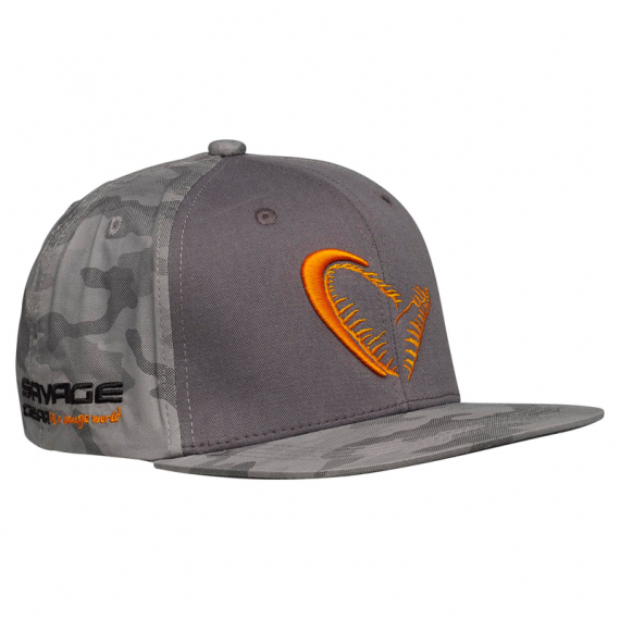 Savage Gear Flex Fit Camo Cap, Camo/Grey dans le groupe Habits et chaussures / Chapeau de peche, casquette peche / Casquettes / Casquettes Flexfit l\'adresse Sportfiskeprylar.se (73714)