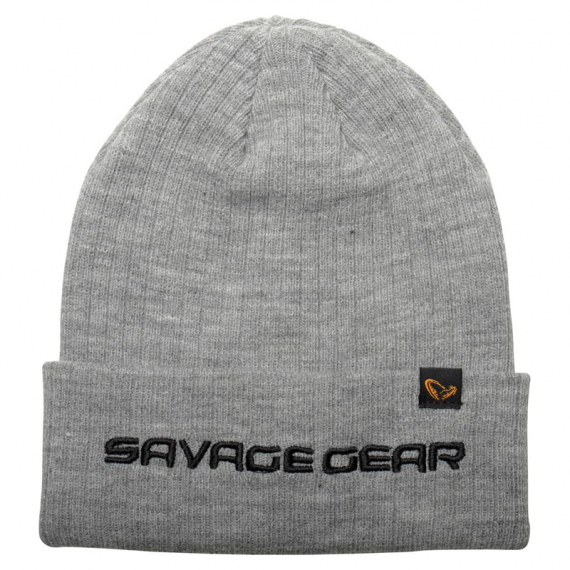 Savage Gear Fold-Up Beanie, Light Grey Melange dans le groupe Habits et chaussures / Chapeau de peche, casquette peche / Bérets et chapeaux l\'adresse Sportfiskeprylar.se (73741)