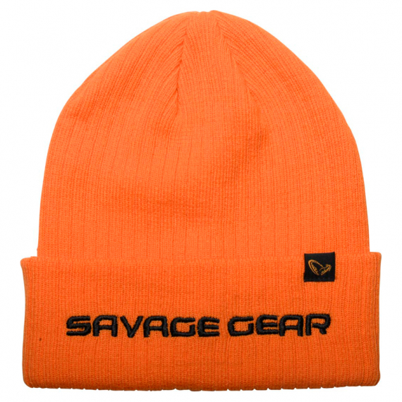 Savage Gear Fold-Up Beanie, Sun Orange dans le groupe Habits et chaussures / Casquettes et chapeaux / Bérets et chapeaux l\'adresse Sportfiskeprylar.se (73742)