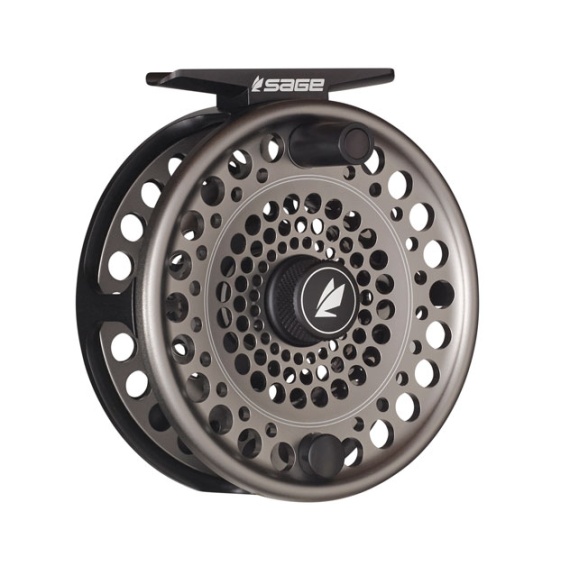 Sage Trout Spey Flyreel Stealth Silver dans le groupe Techniques de pêche / Peche a la mouche / Moulinets mouche et bobines suplémentaires / Moulinets mouche l\'adresse Sportfiskeprylar.se (7400R12302r)