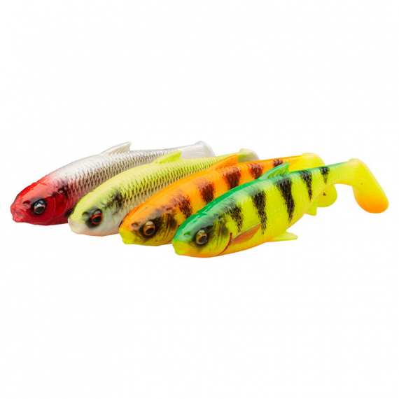 Savage Gear 3D River Roach (4-pack) 12cm 17g - Dark Water Mix dans le groupe Leurre de la peche / Kits leurres l\'adresse Sportfiskeprylar.se (74310)