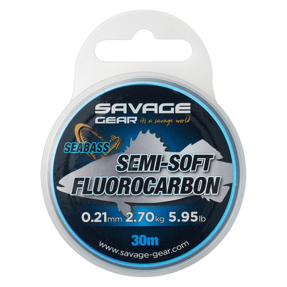 Savage Gear Semi-Soft Fluorocarbon 30m Clear dans le groupe Hameçons et terminal tackle / Leaders et Bas de ligne / Bas de ligne / Bas de ligne fluorocarbone l\'adresse Sportfiskeprylar.se (74484r)