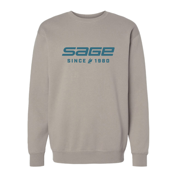 Sage Since 1980 Crew Cement dans le groupe Habits et chaussures / Vêtements / Sweats / Pulls l\'adresse Sportfiskeprylar.se (7469-02r)