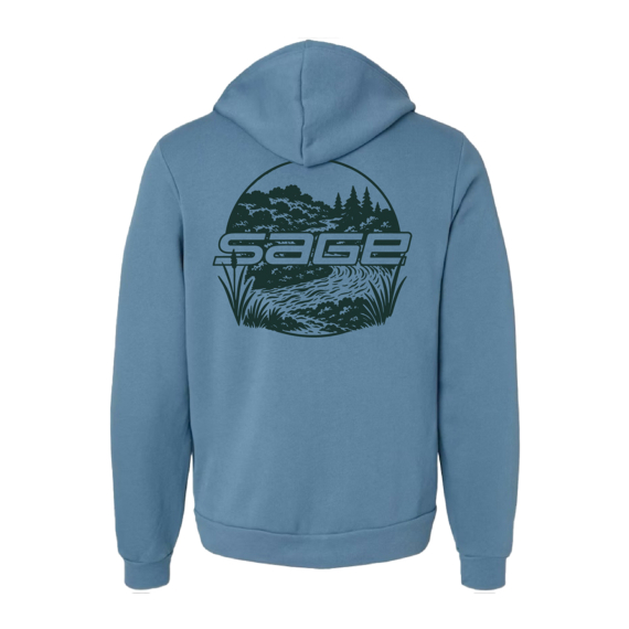Sage Creekside Zip Hoody Steel Blue dans le groupe Habits et chaussures / Vêtements / Sweats / Hoodies l\'adresse Sportfiskeprylar.se (7471-02r)