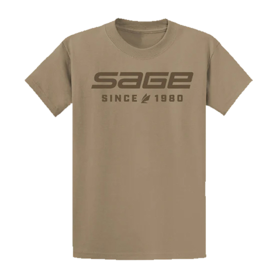Sage Since 1980 T-shirt Sand dans le groupe Habits et chaussures / Vêtements / T-shirts l\'adresse Sportfiskeprylar.se (7474-02r)