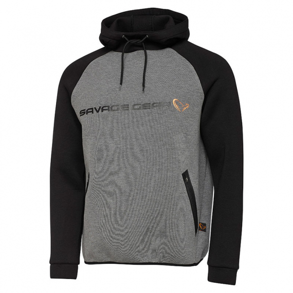 Savage Gear Tec-Foam Hoodie Dark Grey Melange dans le groupe Habits et chaussures / Habits / Sweats / Hoodies l\'adresse Sportfiskeprylar.se (76693r)