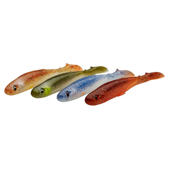 Savage Gear Slender Scoop Shad (4-pack) 11cm 7g - Clear Water Mix dans le groupe Leurre de la peche / Kits leurres l\'adresse Sportfiskeprylar.se (76751)