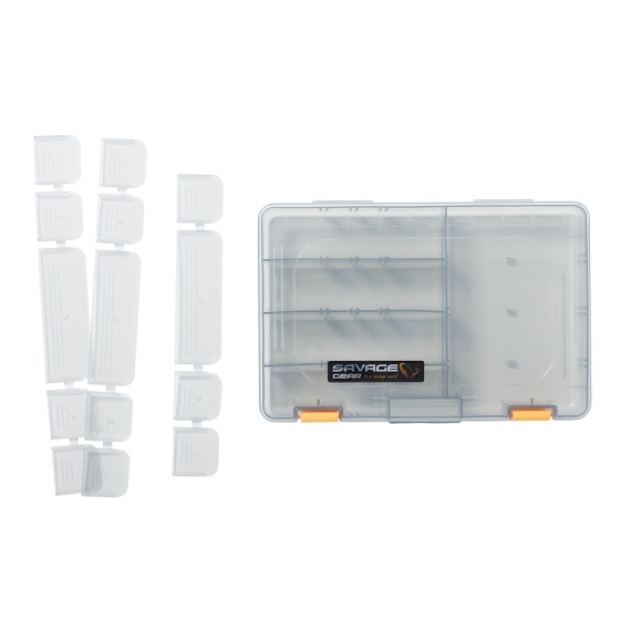 Savage Gear Lurebox 5D Smoke 27,5x18x4,5cm dans le groupe Stockage / Boite de peche / Boite a leurre l\'adresse Sportfiskeprylar.se (76777)