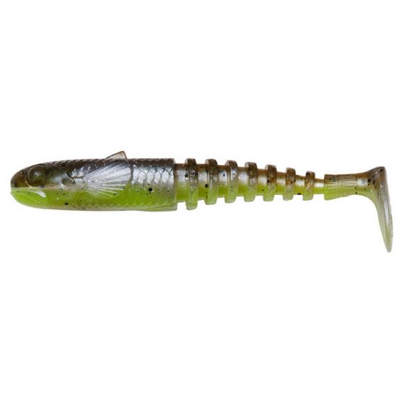 Savage Gear Gobster Shad 11.5cm 16g (5-Pack) - Green Pearl Yellow dans le groupe Leurre de la peche / Leurre souple / Jigs pour perches et pour sandres l\'adresse Sportfiskeprylar.se (76947)