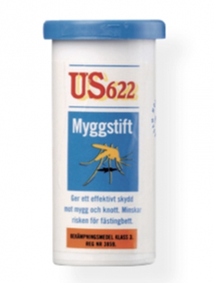 Myggmedel Stift US 622 (23g) dans le groupe Loisirs en plein air / Protection anti-moustique et anti-moustique / Protection anti-moustique l\'adresse Sportfiskeprylar.se (775)