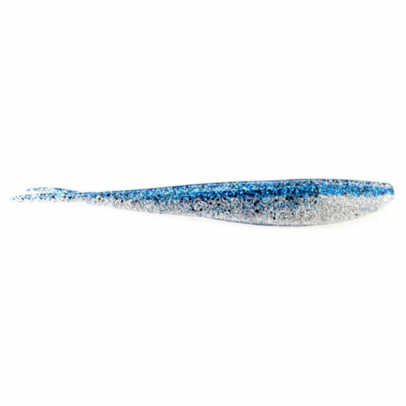 Fin-S Fish, 10cm, Blue Ice - 10pack dans le groupe Leurres / Leurres souples / Leurres souple verticale l\'adresse Sportfiskeprylar.se (78-FS400-025)