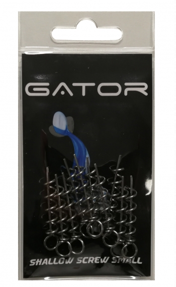 Gator Small Shallow Screw 10-Pack dans le groupe Hameçons et terminal tackle / Stingers et accessoires stingers / Accessoires stingers l\'adresse Sportfiskeprylar.se (78GATOR)
