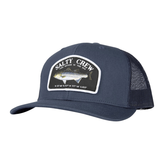 Salty Crew Striper Retro Trucker Navy dans le groupe Habits et chaussures / Chapeau de peche, casquette peche / Casquettes l\'adresse Sportfiskeprylar.se (804046346661)