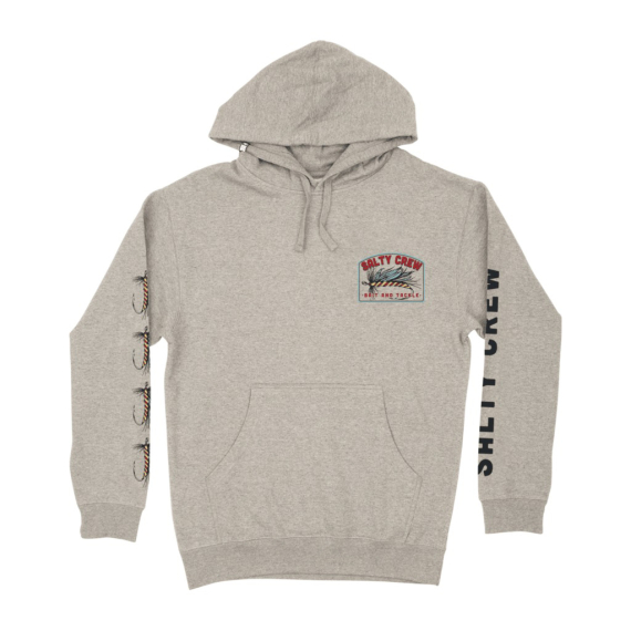 Salty Crew Fly Drop Fleece Grey Heather dans le groupe Habits et chaussures / Vêtements / Sweats / Hoodies l\'adresse Sportfiskeprylar.se (804046356639r)
