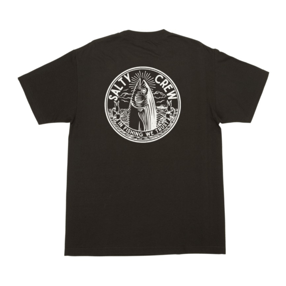 Salty Crew In Fishing We Trust S/S Tee Black dans le groupe Habits et chaussures / Vêtements / T-shirts l\'adresse Sportfiskeprylar.se (804046400066r)