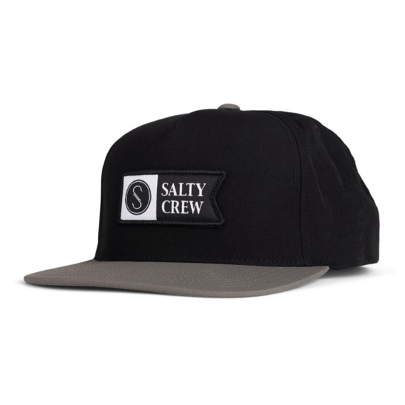 Salty Crew Alpha Tech 5 Panel Black/Coffee dans le groupe Habits et chaussures / Chapeau de peche, casquette peche / Casquettes l\'adresse Sportfiskeprylar.se (804046448839)
