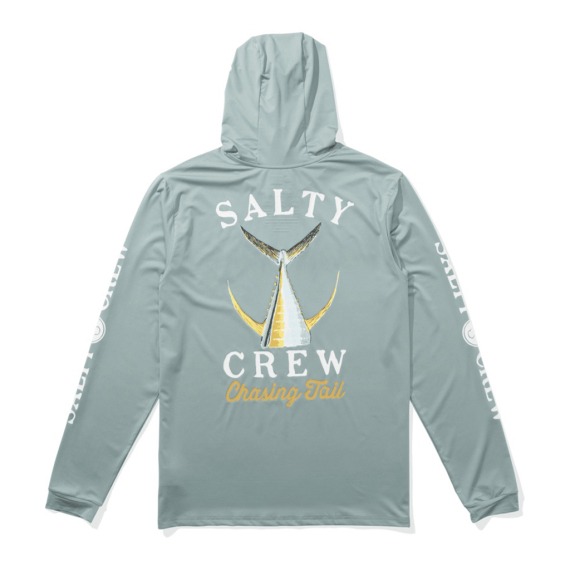 Salty Crew Tailed Hood Sunshirt Mackerel dans le groupe Habits et chaussures / Vêtements anti-UV l\'adresse Sportfiskeprylar.se (804046512974r)