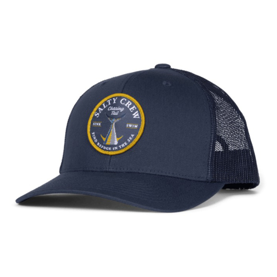 Salty Crew Bottom Dweller Retro Trucker Navy dans le groupe Habits et chaussures / Chapeau de peche, casquette peche / Casquettes l\'adresse Sportfiskeprylar.se (804046527374)