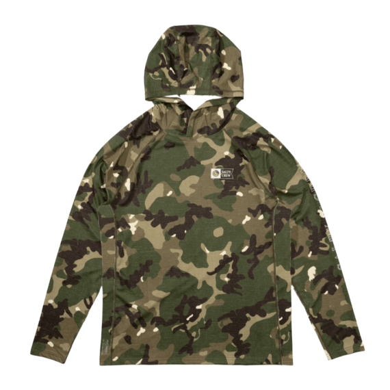 Salty Crew Apex Perforated Hood Camo dans le groupe Habits et chaussures / Vêtements anti-UV l\'adresse Sportfiskeprylar.se (804046543664r)