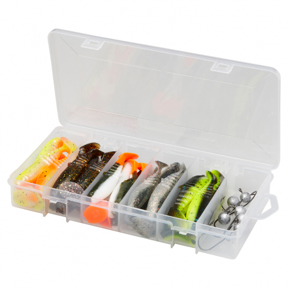 Savage Gear Cannibal Shad Kit 6.8cm & 8cm Mixed Colors 36pcs dans le groupe Leurre de la peche / Kits leurres / Kits leurres perche l\'adresse Sportfiskeprylar.se (82337)