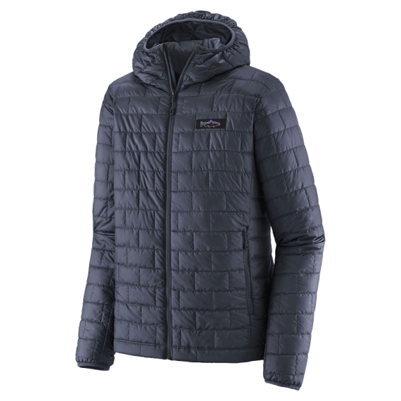 Patagonia M\'s Nano Puff Fitz Roy Trout Hoody Smolder Blue dans le groupe Habits et chaussures / Habits / veste de peche, veste pecheur / Vestes à doublure en duvet et synthétique l\'adresse Sportfiskeprylar.se (84455-SMDBr)