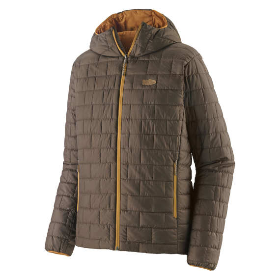 Patagonia M\'s Nano Puff Fitz Roy Trout Hoody OTBR dans le groupe Habits et chaussures / Habits / veste de peche, veste pecheur / Vestes à doublure en duvet et synthétique l\'adresse Sportfiskeprylar.se (84456-OTBR-Lr)