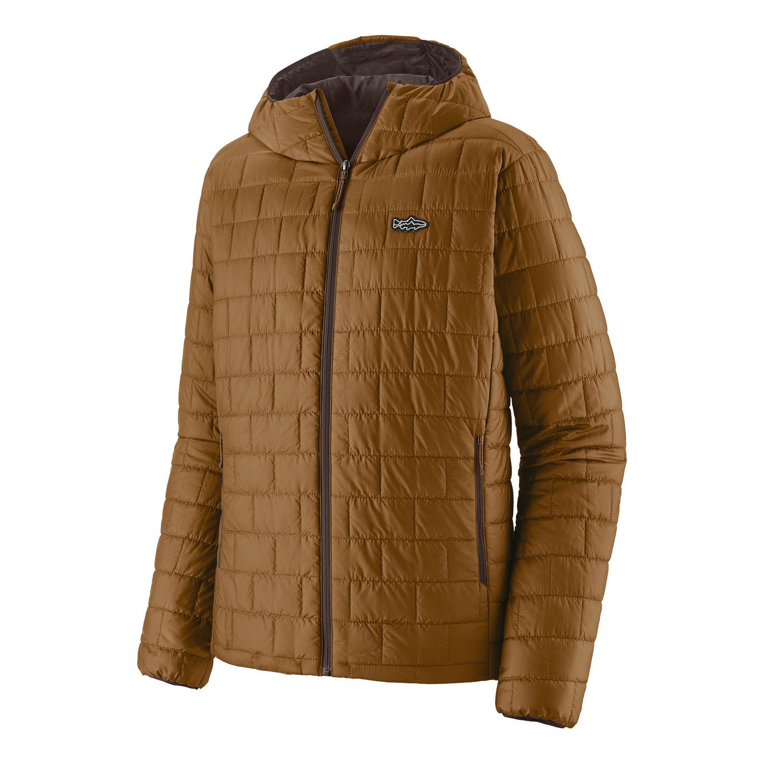Patagonia M\'s Nano Puff Fitz Roy Trout Hoody WLFB dans le groupe Habits et chaussures / Vêtements / Vestes de pêche / Vestes à doublure en duvet et synthétique l\'adresse Sportfiskeprylar.se (84456-WLFB-XXLr)