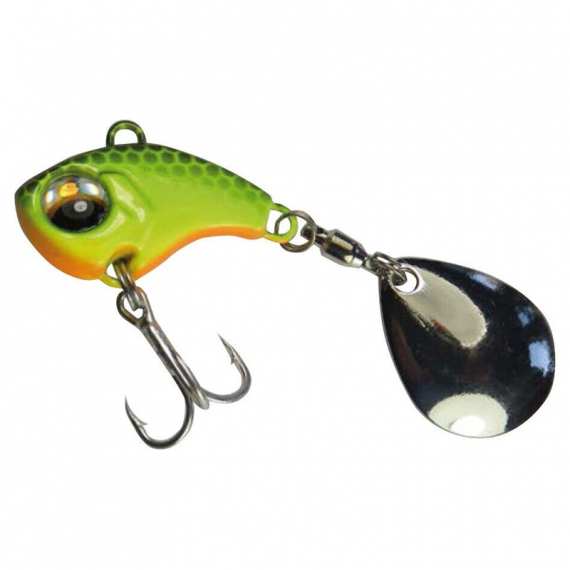 Behr Rotation Jig Spin 20g - Green/Orange/Hexagons dans le groupe Leurre de la peche / Spinners / Spin Tails l\'adresse Sportfiskeprylar.se (8491404)