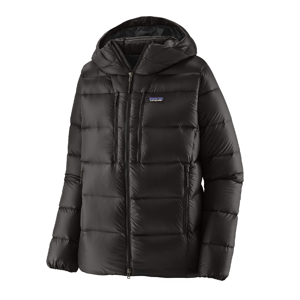 Patagonia M\'s Fitz Roy Down Hoody BLK dans le groupe Habits et chaussures / Vêtements / Vestes de pêche / Vestes à doublure en duvet et synthétique l\'adresse Sportfiskeprylar.se (85501-BLK-XLr)
