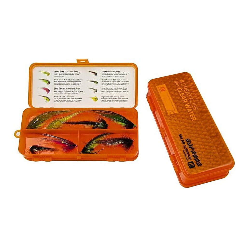 Frödin 8 Great Flies For Clear Water dans le groupe Leurre de la peche / Mouches l\'adresse Sportfiskeprylar.se (8GF-4CW)