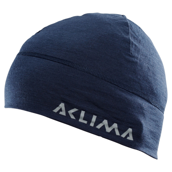 Aclima LightWool 140 Beanie Navy Blazer dans le groupe Habits et chaussures / Chapeau de peche, casquette peche / Bérets et chapeaux l\'adresse Sportfiskeprylar.se (90-104648)